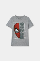 Boys Grey Spider Man Tee